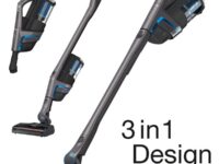 Stick vacuum in its 3 different configurations